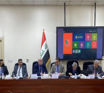 الأستاذ المساعد الدكتور علي محمد ثجيل يشارك في ورشة مركز النهرين