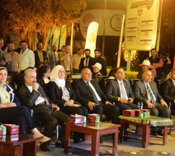 حفل افتتاح انارة برج جامعة بغداد
