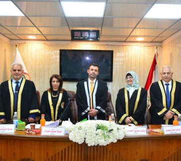 مناقشة بحث الدكتوراه للطالب حيدر هويني